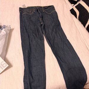 Levi's Dark Blue Straight Leg Women's Jeans